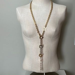 Ferragamo Gold Belt/Necklace Vintage